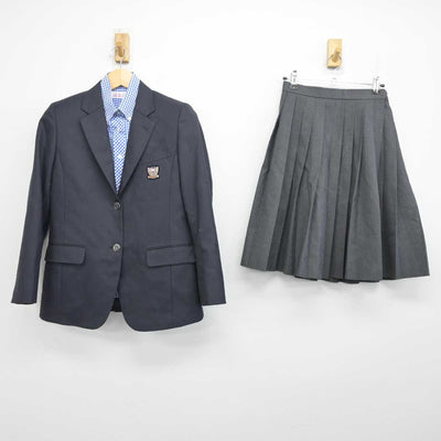 【中古】兵庫県 須磨翔風高等学校 女子制服 3点 (ブレザー・シャツ・スカート) sf054800