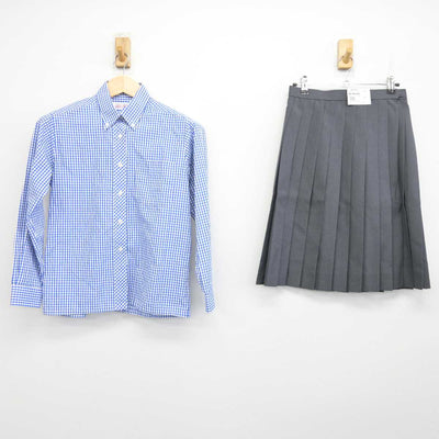 【中古】兵庫県 須磨翔風高等学校 女子制服 2点 (シャツ・スカート) sf054801