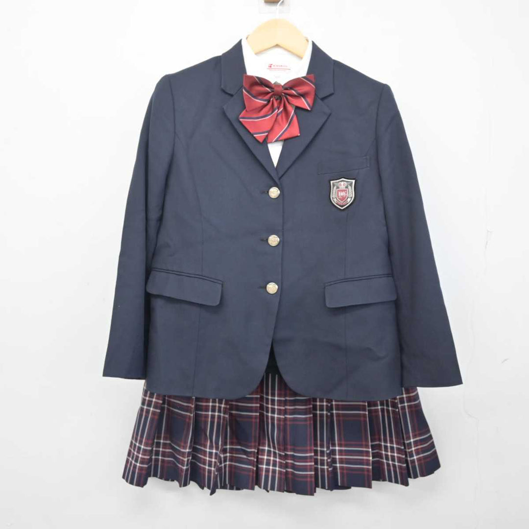 【中古】愛知県 山本学園情報文化専門学校高等課程 女子制服 5点 (ブレザー・ニット・シャツ・スカート) sf054807 | 中古制服通販パレイド