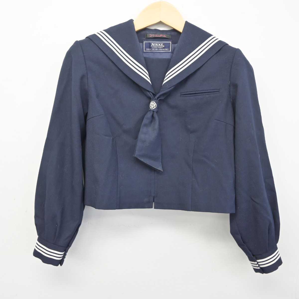 【中古】東京都 泉南中学校 女子制服 3点 (セーラー服・スカート) sf054809