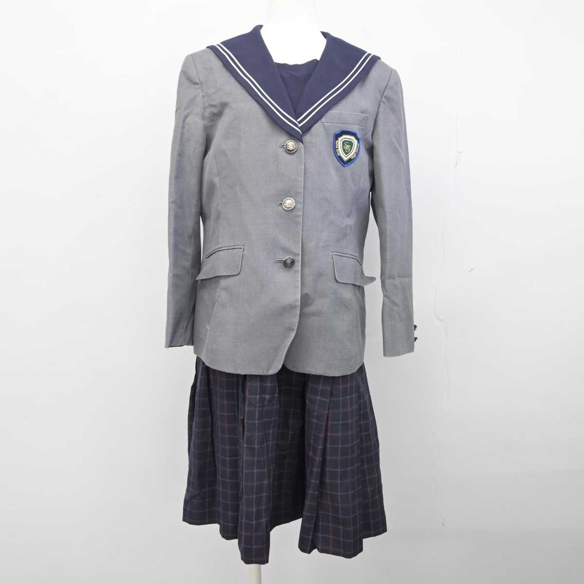 【中古】福岡県 精華女子高等学校/旧制服 女子制服 2点 (ブレザー・ジャンパースカート) sf054817