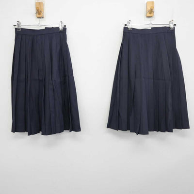 【中古】福岡県 明善高等学校 女子制服 4点 (ブレザー・スカート) sf054833