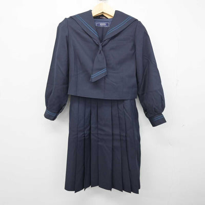 【中古】千葉県 小金北中学校 女子制服 3点 (セーラー服・ジャンパースカート) sf054838