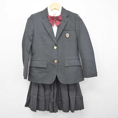 【中古】熊本県 慶誠高等学校 女子制服 4点 (ブレザー・シャツ・スカート) sf054839