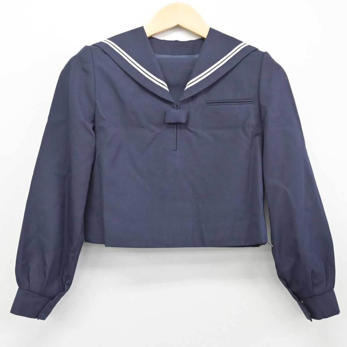 【中古】北海道 追分中学校 女子制服 1点 (セーラー服) sf054860