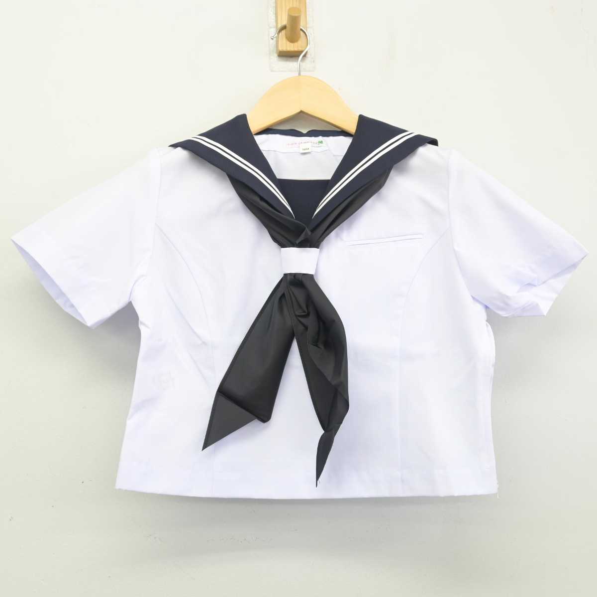 【中古】北海道 追分中学校 女子制服 4点 (セーラー服) sf054862