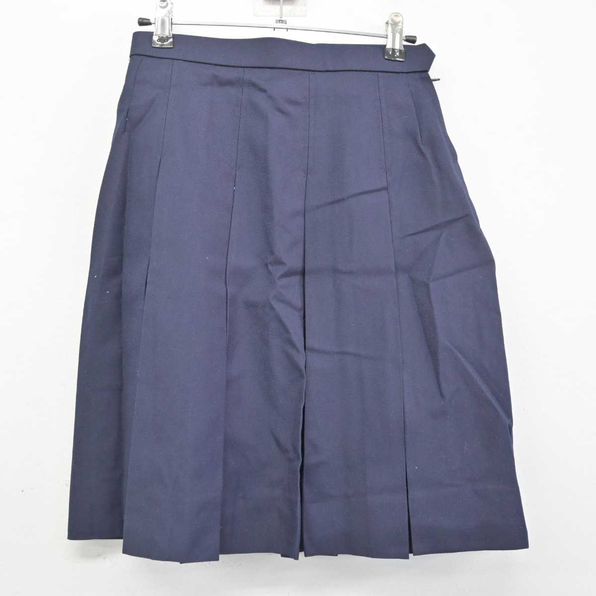 【中古】神奈川県 戸塚中学校 女子制服 4点 (ブレザー・ベスト・スカート) sf054867