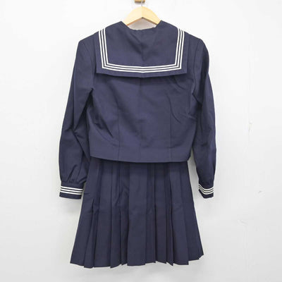 【中古】埼玉県 川越高等学校 女子制服 3点 (セーラー服・スカート) sf054875