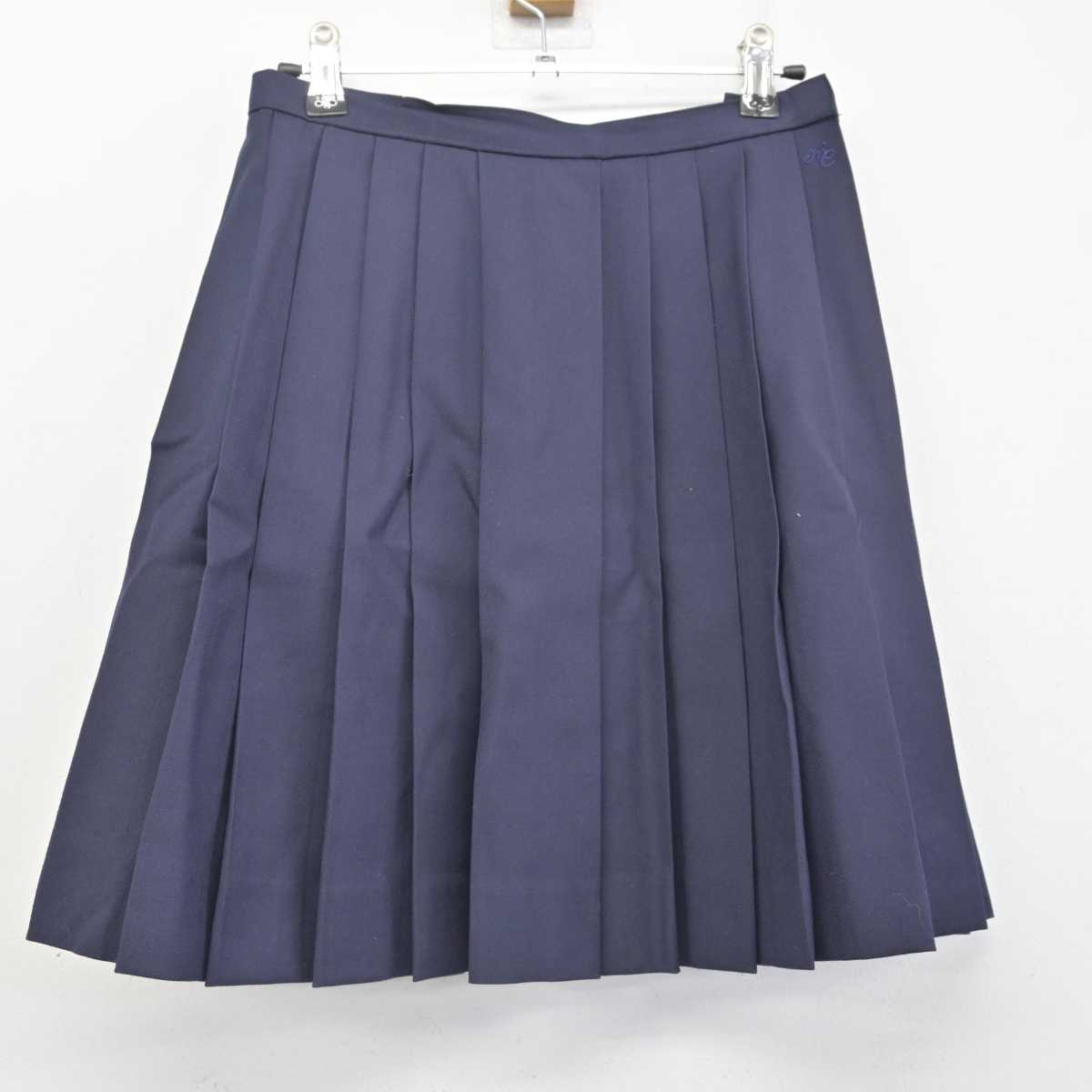 【中古】埼玉県 川越高等学校 女子制服 3点 (セーラー服・スカート) sf054875