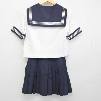 【中古】埼玉県 川越高等学校 女子制服 2点 (セーラー服・スカート) sf054877