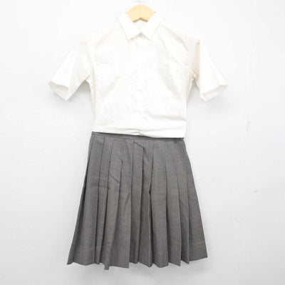 【中古】東京都 文京高等学校 女子制服 2点 (・シャツ・スカート) sf054879