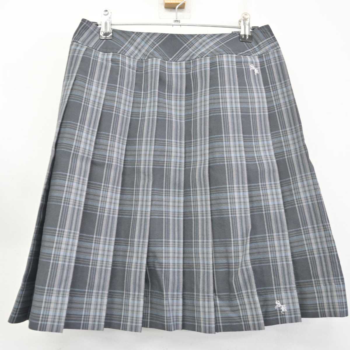 【中古】愛知県 瀬戸北総合高等学校 女子制服 2点 (シャツ・スカート) sf054898