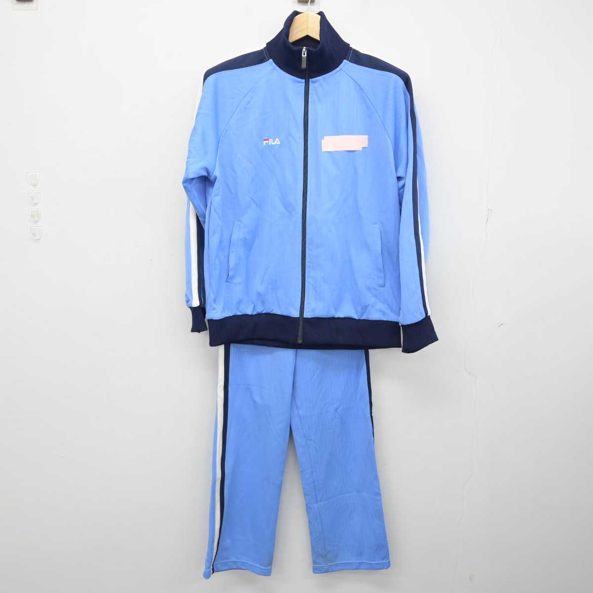 【中古】東京都 一橋高等学校 女子制服 2点 (ジャージ 上・ジャージ 下) sf054910