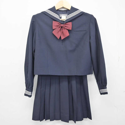 【中古】東京都 駒場高等学校 女子制服 3点 (セーラー服・スカート) sf054912