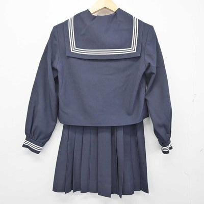 【中古】東京都 駒場高等学校 女子制服 3点 (セーラー服・スカート) sf054912