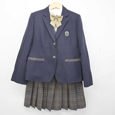 【中古】埼玉県 桶川高等学校 女子制服 5点 (ブレザー・ベスト・シャツ・スカート) sf054937