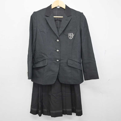 【中古】福岡県 九州国際大学付属高等学校 女子制服 3点 (ブレザー・スカート) sf054940