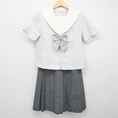 【中古】福岡県 九州国際大学付属高等学校 女子制服 3点 (セーラー服・スカート) sf054943