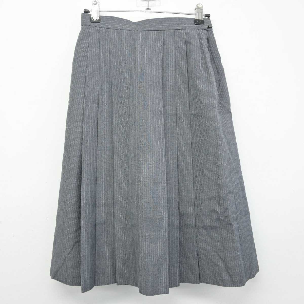 【中古】福岡県 九州国際大学付属高等学校 女子制服 3点 (セーラー服・スカート) sf054943