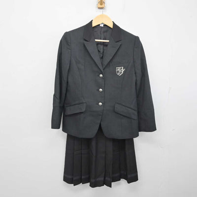 【中古】福岡県 九州国際大学付属高等学校 女子制服 3点 (ブレザー・スカート) sf054946