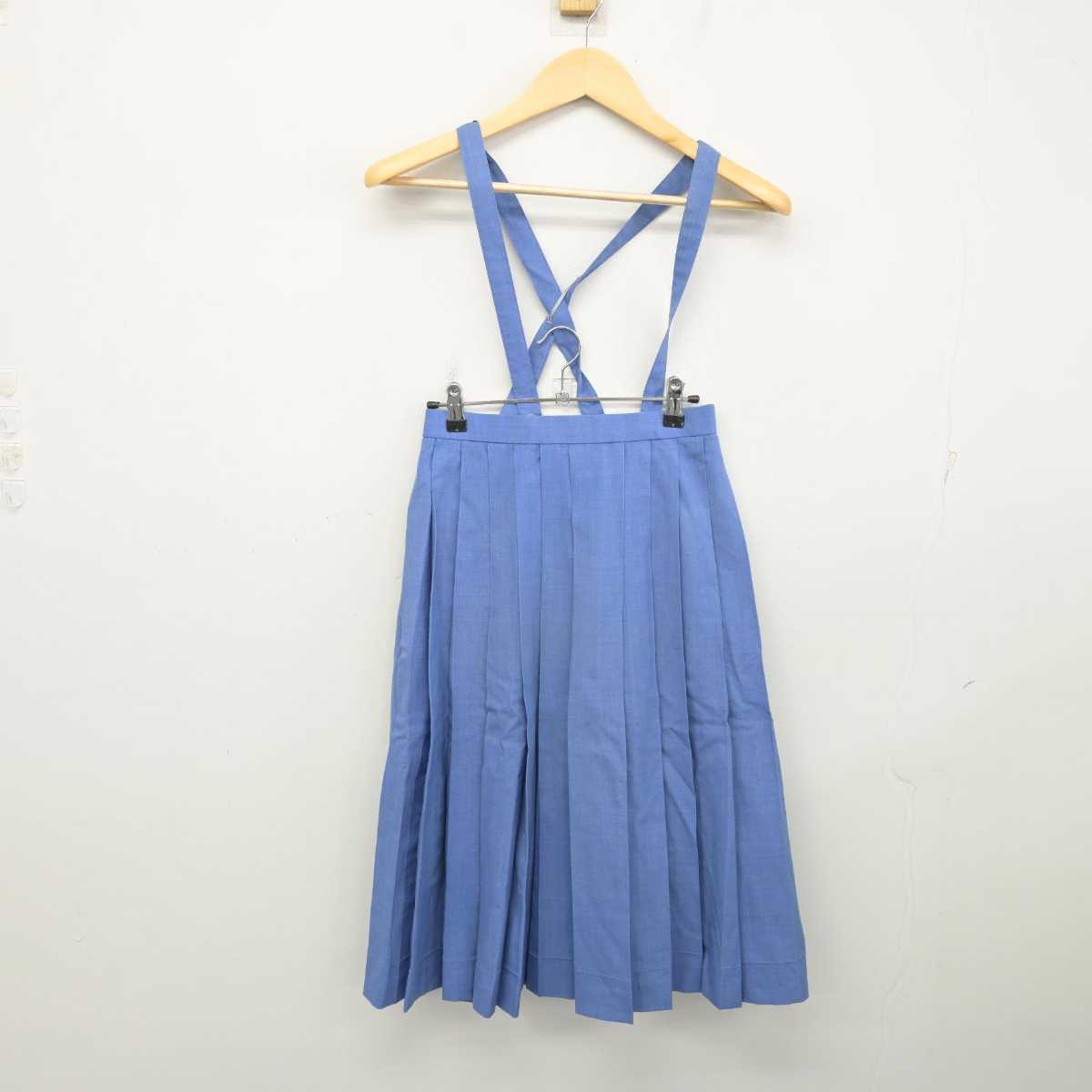 【中古】福岡県 新宮中学校 女子制服 3点 (セーラー服・スカート) sf054950