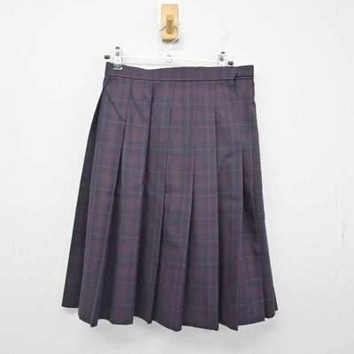 【中古】石川県 小松明峰高等学校 女子制服 4点 (ブレザー・ニット・スカート) sf054952