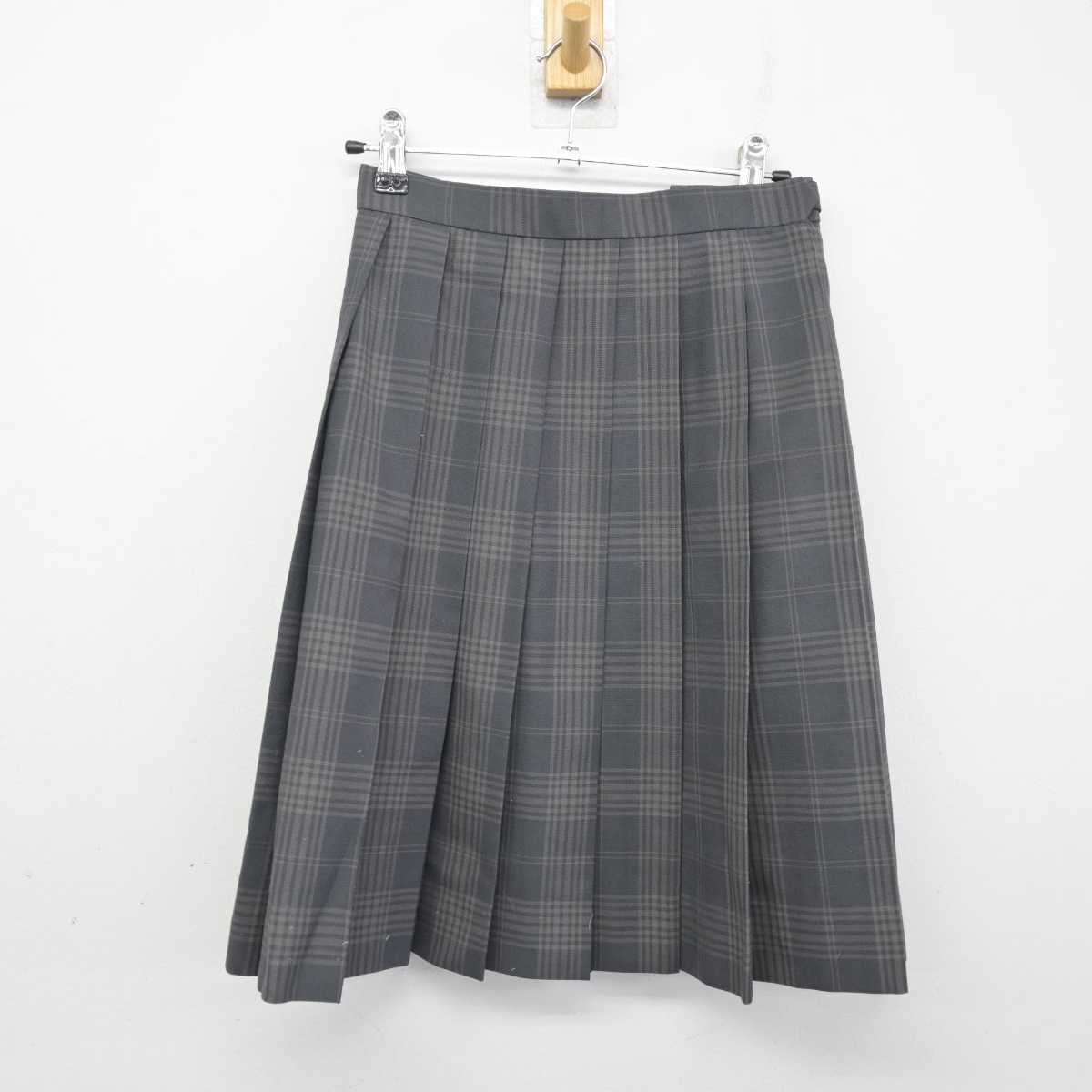 【中古】神奈川県 錦台中学校 女子制服 2点 (シャツ・スカート) sf054955