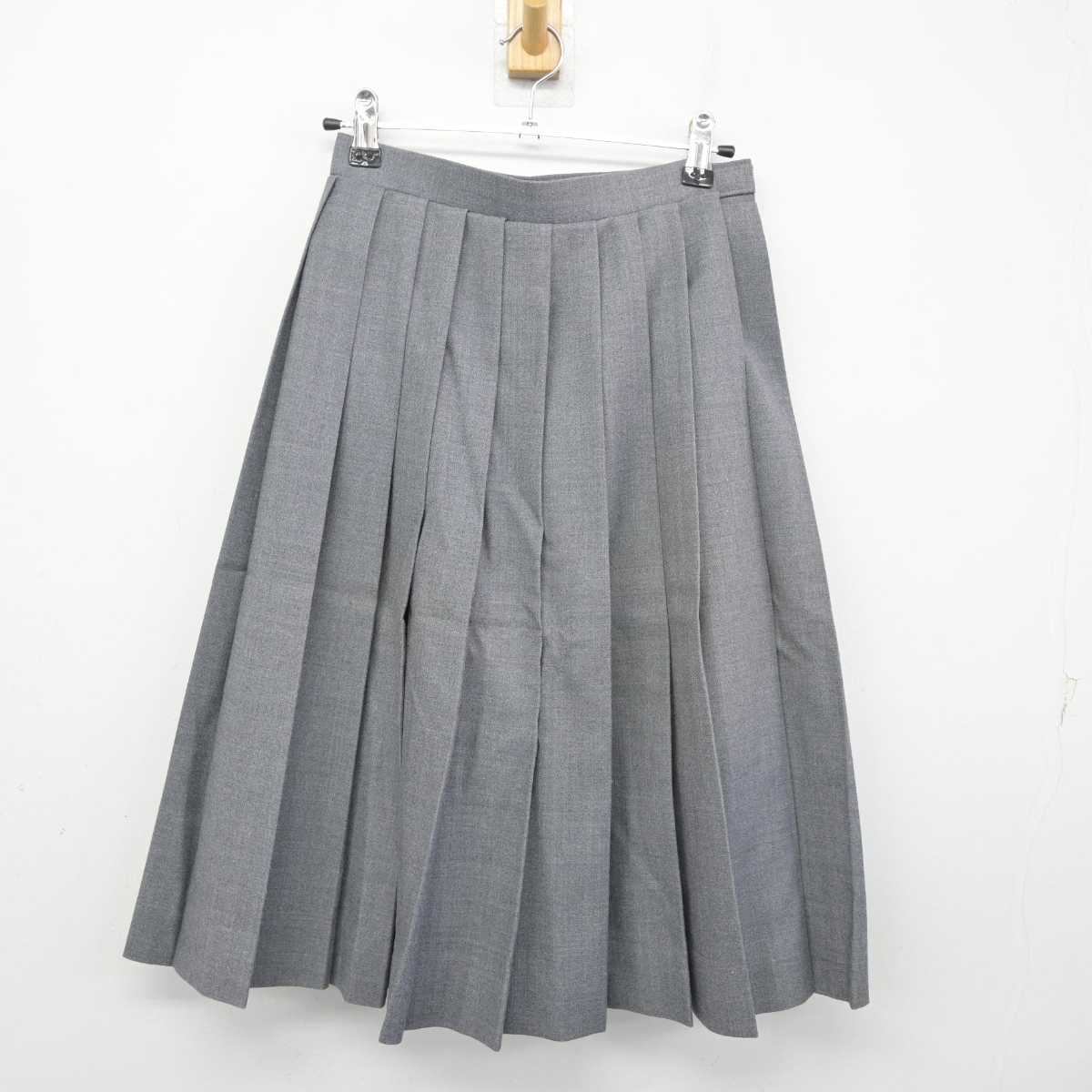 【中古】岩手県 松園中学校 女子制服 3点 (ブレザー・スカート) sf054964