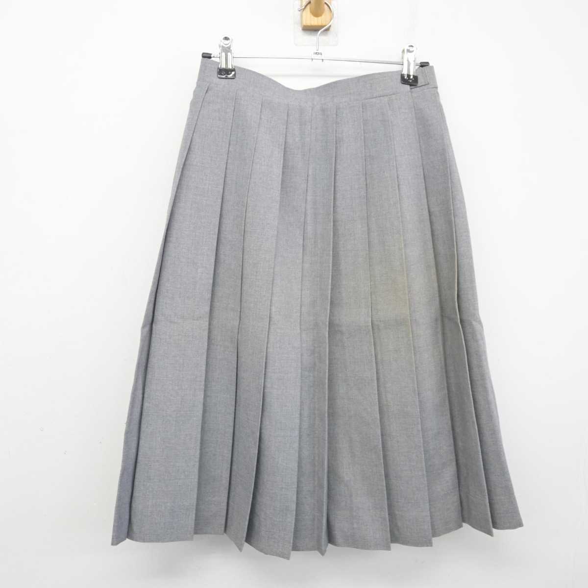 【中古】岩手県 松園中学校 女子制服 2点 (ベスト・スカート) sf054965