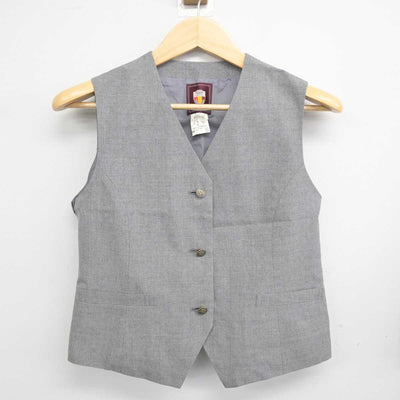 【中古】岩手県 松園中学校 女子制服 2点 (ベスト・スカート) sf054966