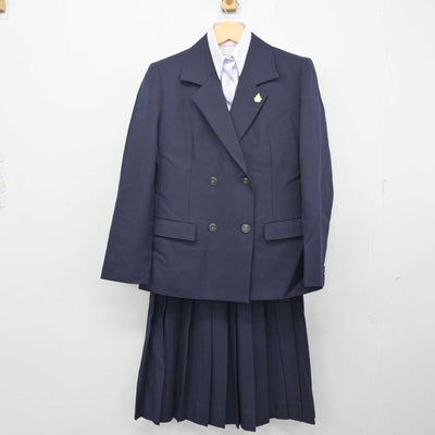 【中古】佐賀県 佐賀北高等学校 女子制服 4点 (ブレザー・ベスト・シャツ・スカート) sf054988