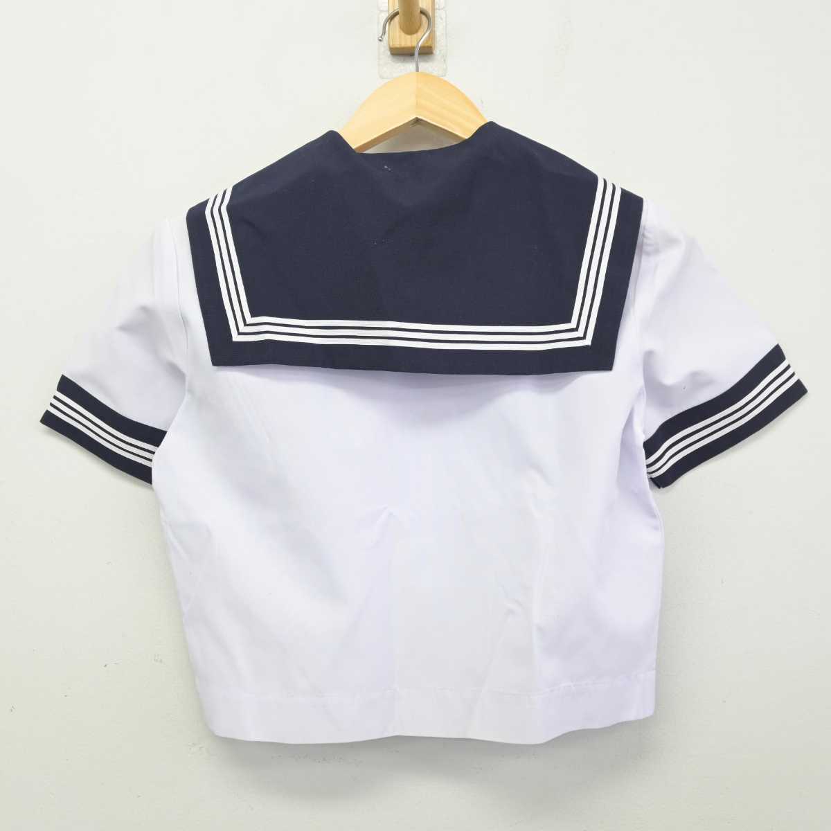 【中古】東京都 高津中学校 女子制服 3点 (セーラー服・スカート) sf055005