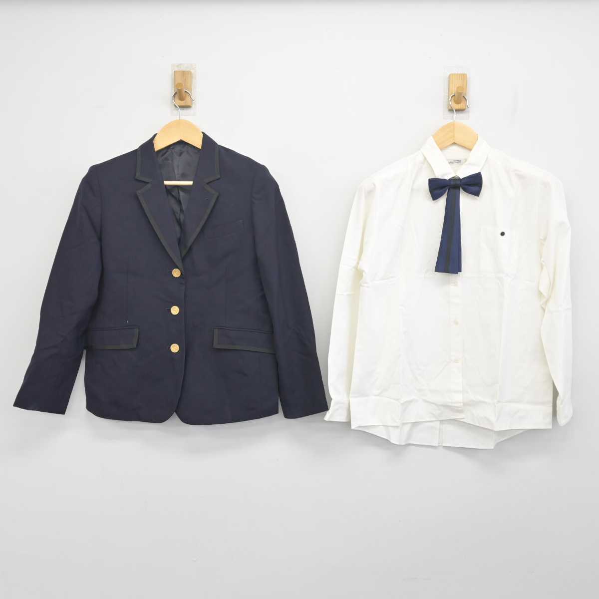 【中古】千葉県 八千代松陰高等学校 女子制服 4点 (ブレザー・シャツ・スカート) sf055006