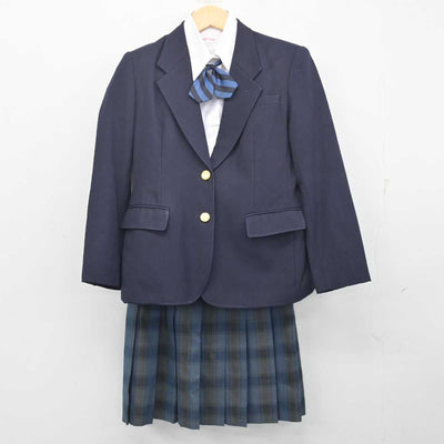 【中古】埼玉県 入間向陽高等学校 女子制服 5点 (ブレザー・ベスト・シャツ・スカート) sf055039