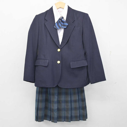 限定SALE2024福岡県 百道中学校 女子制服 2点（シャツ・ジャンパースカート）sf001152 学生服