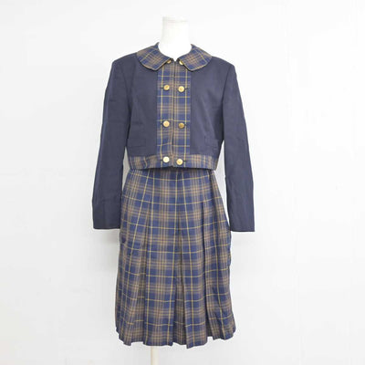 【中古】福岡県 福岡女子高等学校 女子制服 2点 (ブレザー・スカート) sf055042