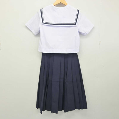 【中古】静岡県 神久呂中学校 女子制服 3点 (セーラー服・スカート) sf055053