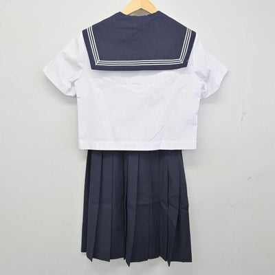 【中古】宮城県 富沢中学校 女子制服 2点 (セーラー服・スカート) sf055073