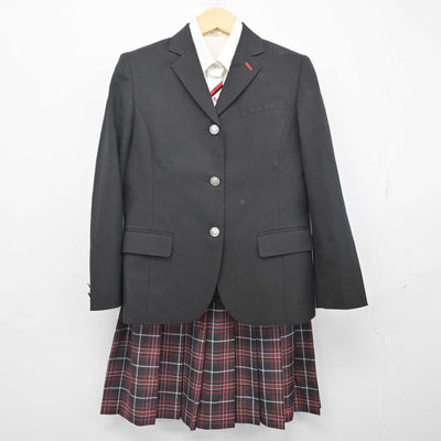 【中古】愛知県 豊田大谷高等学校 女子制服 4点 (ブレザー・シャツ・スカート) sf055075