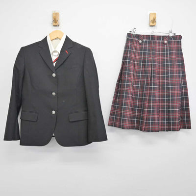 【中古】愛知県 豊田大谷高等学校 女子制服 4点 (ブレザー・シャツ・スカート) sf055075