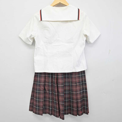 【中古】愛知県 豊田大谷高等学校 女子制服 2点 (セーラー服・スカート) sf055077