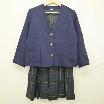 【中古】大阪府 金光八尾高等学校 女子制服 2点 (ブレザー・スカート) sf055083