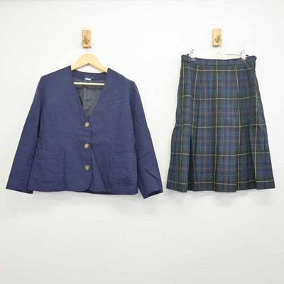 【中古】大阪府 金光八尾高等学校 女子制服 2点 (ブレザー・スカート) sf055083