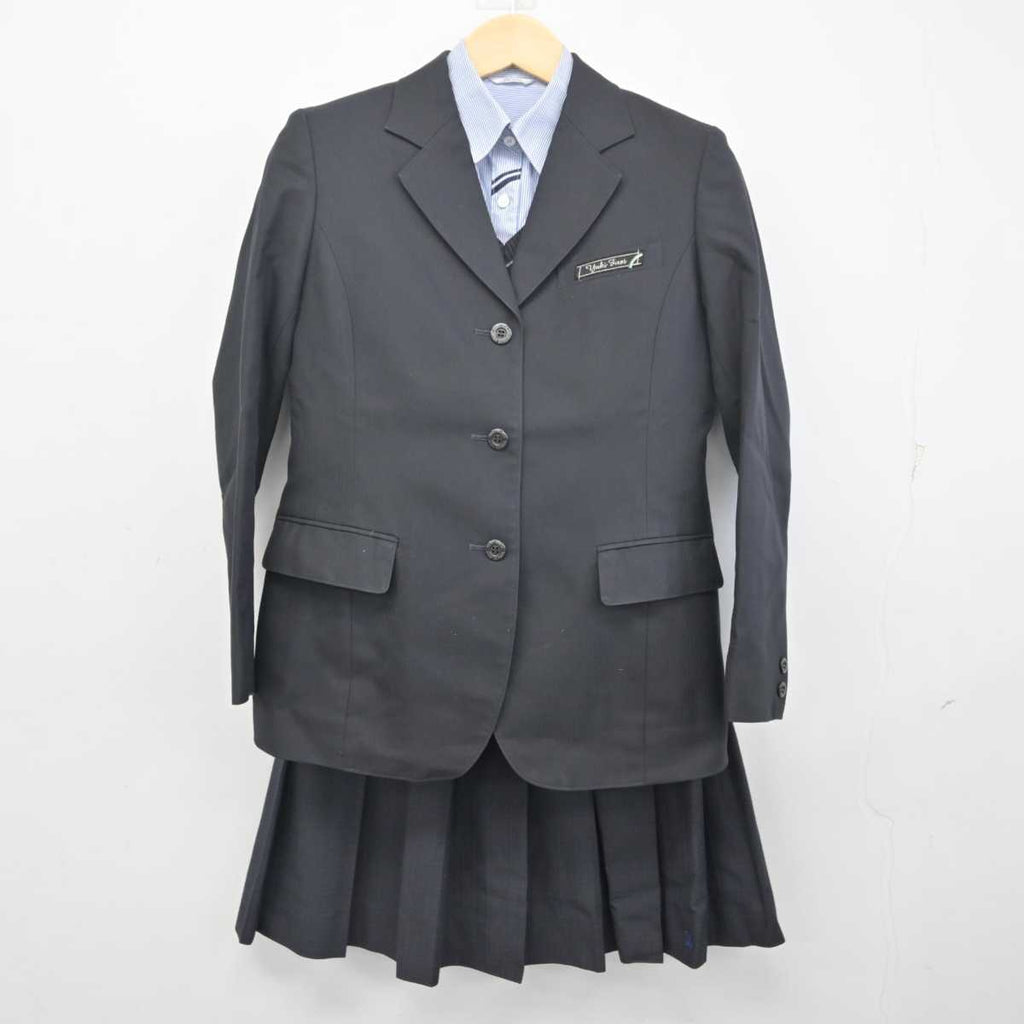 U31/S896(/箱)茨城県 結城中学校 女子制服8点 /165A/M/L/W63/