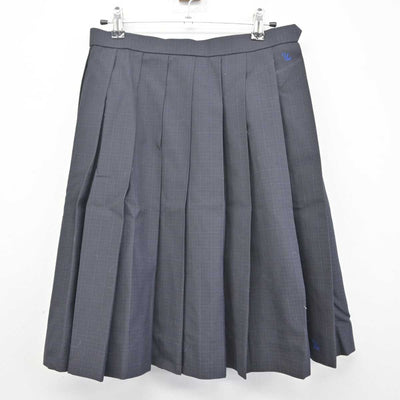 【中古】茨城県 結城第一高等学校 女子制服 3点 (ニットベスト・シャツ・スカート) sf055090