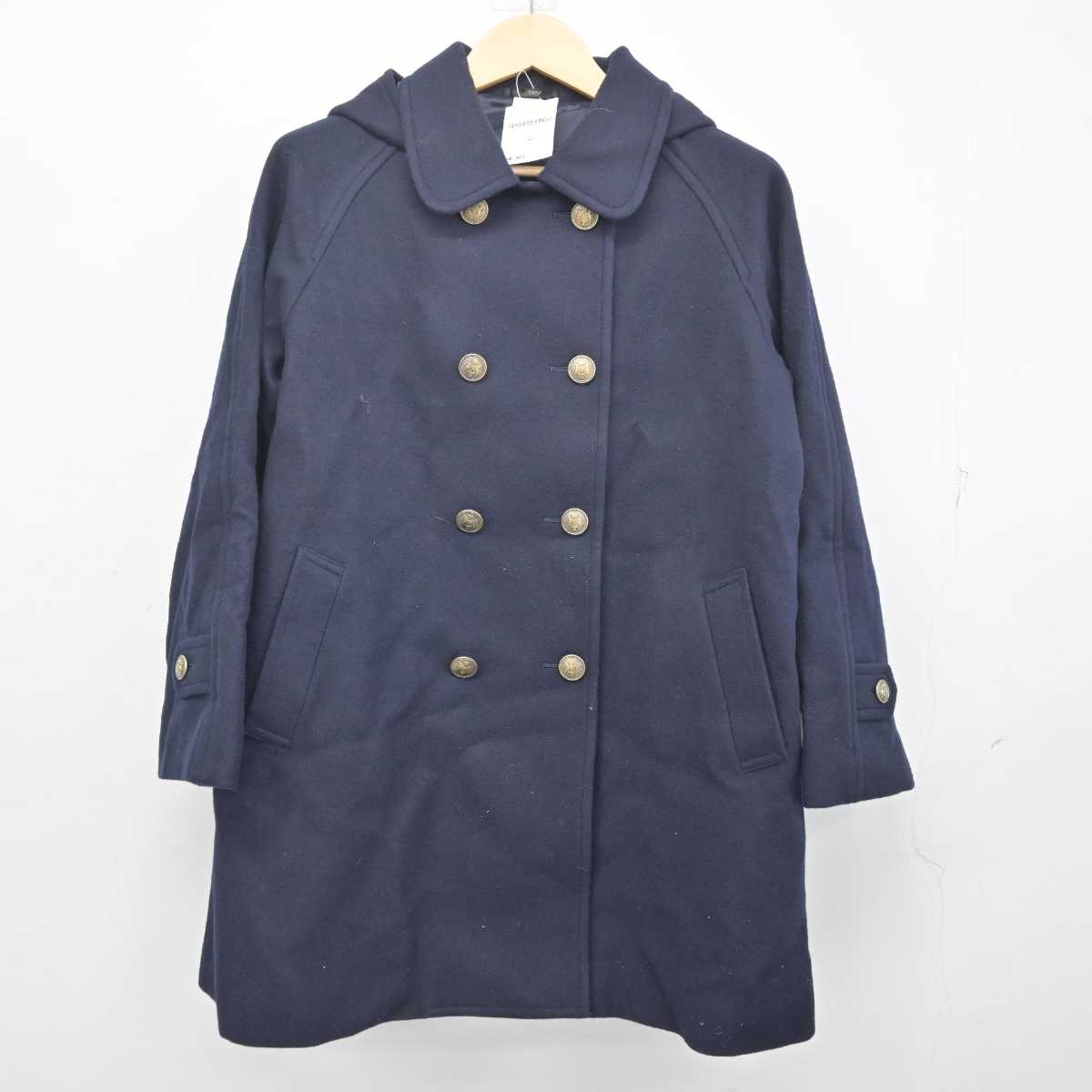 【中古】栃木県 作新学院高等学校 女子制服 2点 (コート) sf055094