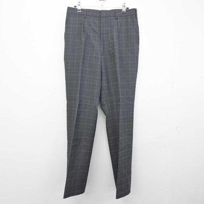 【中古】 クラーク記念国際高等学校  男子制服 4点 (ブレザー・ニット・ズボン) sf055098