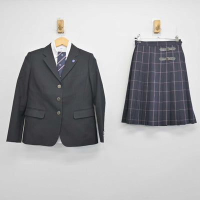 【中古】東京都 日本体育大学荏原高等学校 女子制服 5点 (ブレザー・シャツ・スカート) sf055107