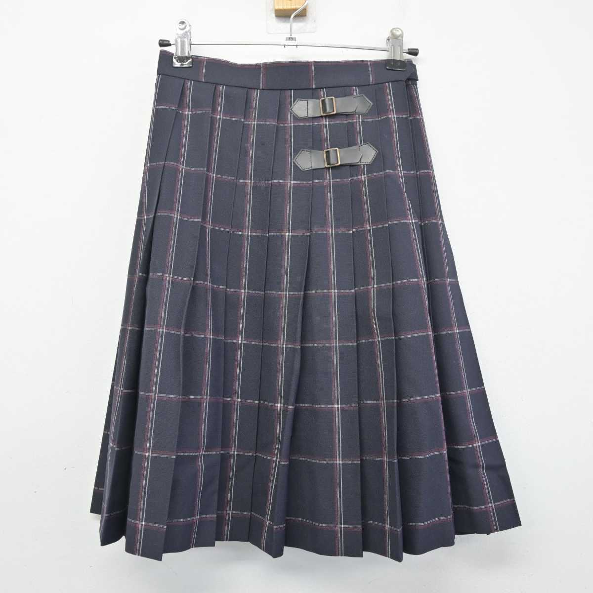 【中古】東京都 日本体育大学荏原高等学校 女子制服 2点 (シャツ・スカート) sf055108