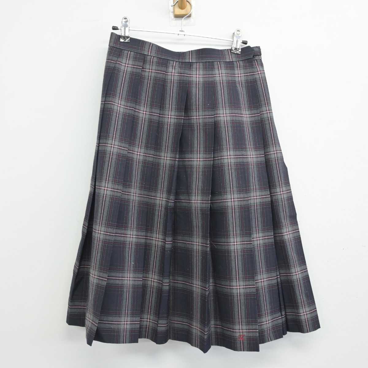 【中古】大阪府 大阪市立港南中学校 女子制服 3点 (ブレザー・スカート) sf055123